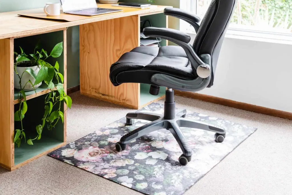 protect the carpet from office chair