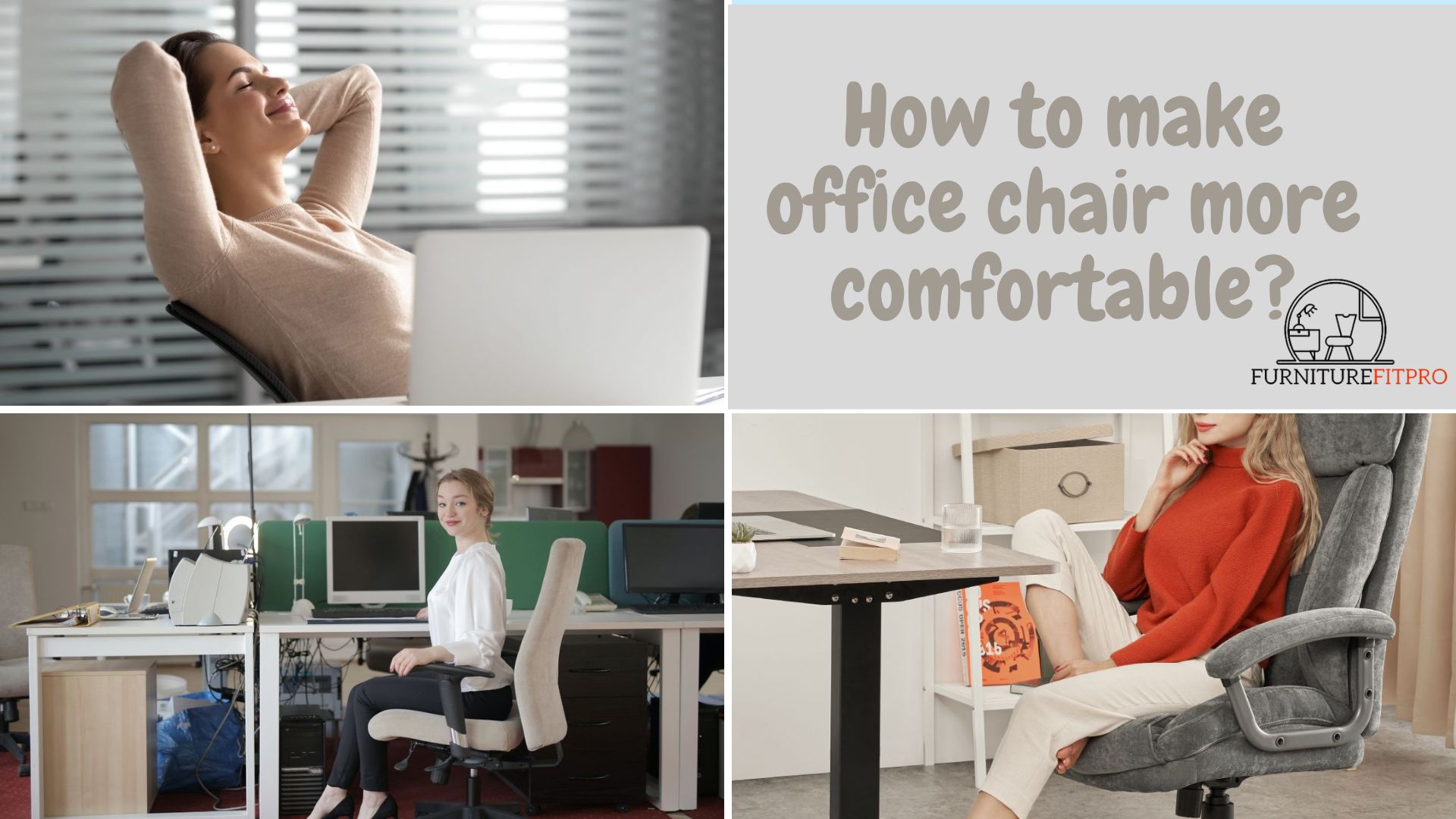 office chair more comfortable
