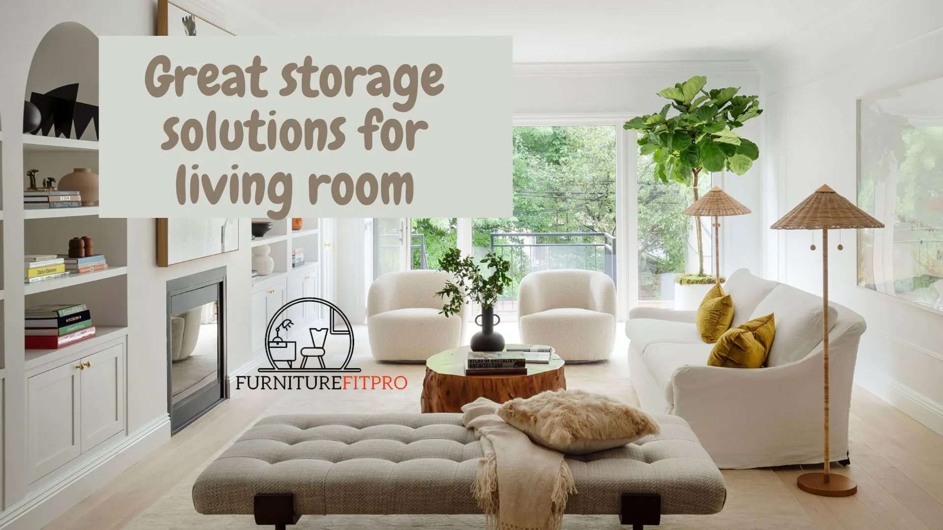 storage solutions for living room